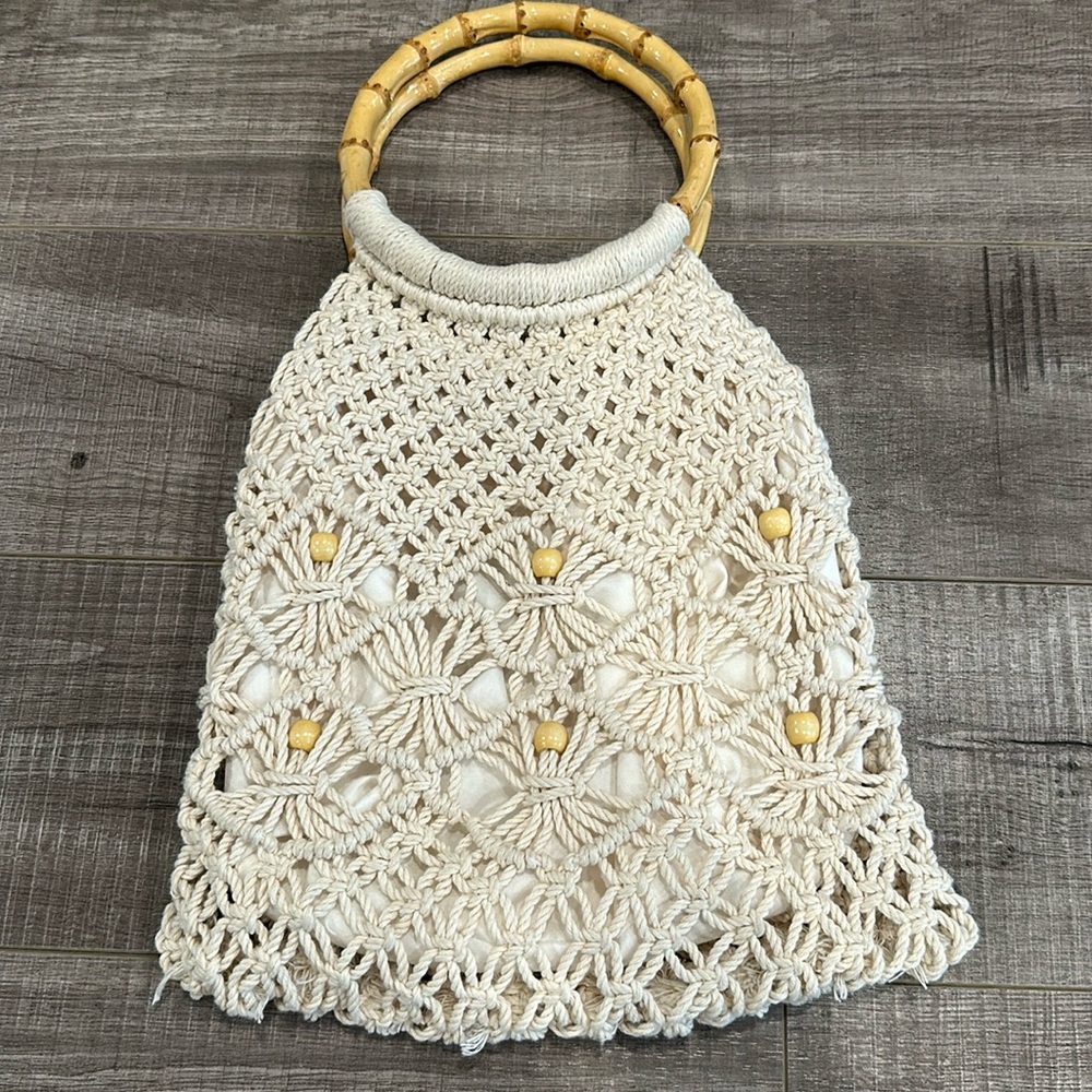 Top Shop Woven Bag